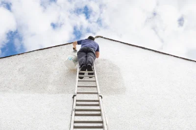 Peinture extérieure à la Nocle-Maulaix — façades et ravalement
